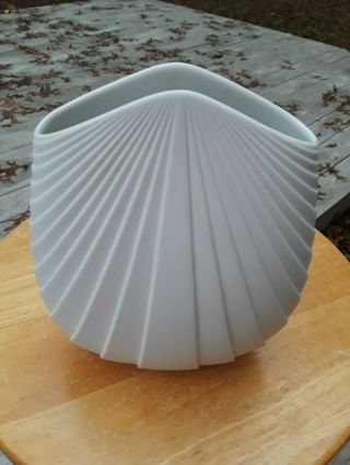 Rosenthal Studio Linie Max Fussl Fan Vase Art Deco Modernist Porcelain