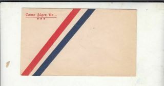 Oldhal - Spanish American War - Camp Alger,  Va - Patriotic Envelope