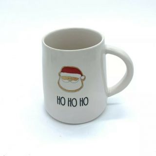Rae Dunn By Magenta Santa Face - Ho Ho Ho - Christmas Coffee Mug Cup Htf