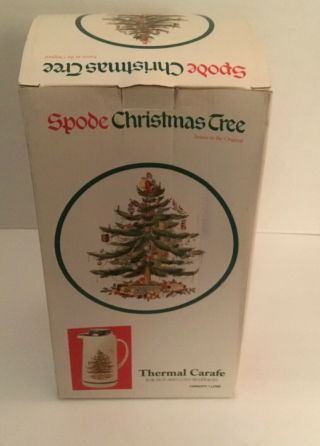 Spode Christmas Tree Thermal Carafe 1 Liter Hot And Cold