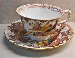 Royal Crown Derby Olde Avesbury Cup And Saucer