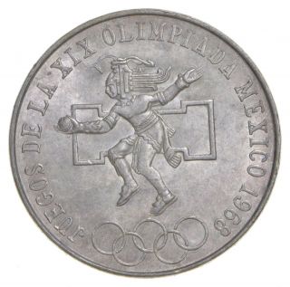 Silver - World Coin - 1968 Mexico 25 Pesos - World Silver Coin 132