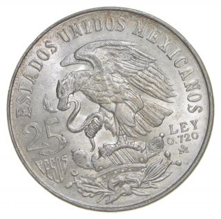 SILVER - WORLD COIN - 1968 Mexico 25 Pesos - World Silver Coin 132 2