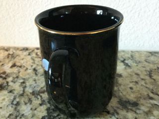 Otagiri Japan Black Calla Lily Gold Coffee Mug / Cup - 3