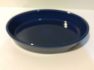 Henn Workshops Navy Blue Jewelware Oval Baker Serving Dish Stoneware 12 " X 8.  5 "