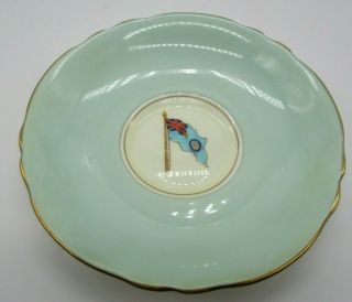 Paragon Double Stamp Hm The Queen Hm Queen Mary Patriotic Saucer