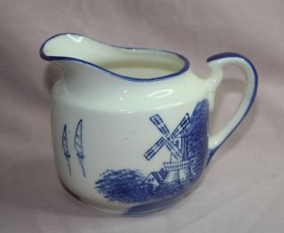 Collectible Hand Painted Creamer Cobalt Blue Finest China - Japan