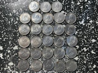 1927 Straits Settlements 10 Cents Silver (28 Available) Unc (1 Coin Only)