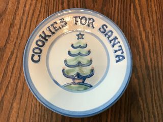 M A Hadley Merry Christmas Cookie Plate