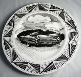 222 Fifth Slice Of Life Dinner Plate 1959 Cadillac