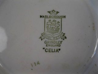 Celia Bread & Butter Plate Grindley England Royal Petal Marlborough Transfer O3 3