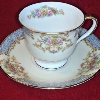 Teacup And Saucer 6003 Small Porcelain Pre 1948,  Occupied Japan Noritake China