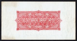 Northern Ireland - Belfast Banking Co.  Ltd.  100 Pounds 3.  12.  1963 Pick - 131c VF 2