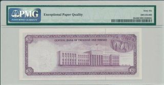 Central Bank Trinidad & Tobago $20 1964 PMG 66EPQ 2