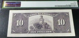 CANADA 1935,  Bank of Canada $10 PMG 50 - ABOUT UNCIRCULATED 2
