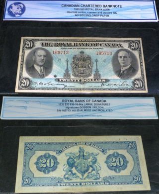 Royal Bank Of Canada $20 1935