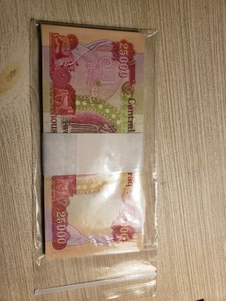 1 Million Iraqi Dinar 40 Notes /uncirculated
