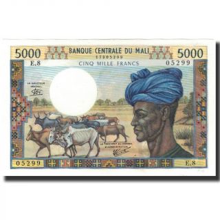 [ 592364] Banknote,  Mali,  5000 Francs,  1984,  Km:14e,  Unc (65 - 70)