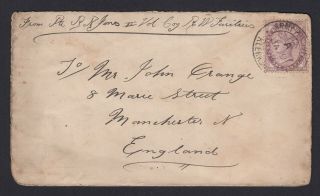 Gb Qv Stamp On 1902 Army Post Office Klerksdorp Boer War Cover To Manchester Gb