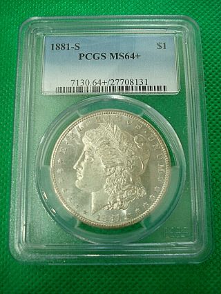 1881 - S Pcgs Ms64,  $1 Morgan Dollar