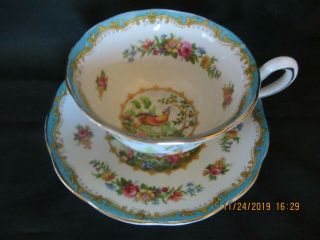 Royal Albert Chelsea Bird Tea Cups And Saucers
