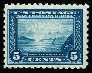 Scott 403 5c Panama - Pacific Exposition 1914 H Og