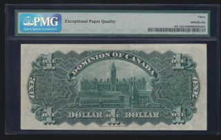 Canada 1911 $1 Dominion of Canada Currency DC - 18d - i PMG 30 EPQ Ch VF (073) 2
