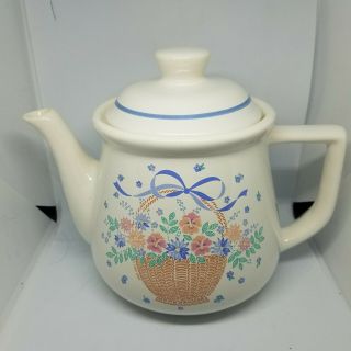 Stitch In Time Teapot Treasure Craft Auntie Em vtg 1986 Hallmark vintage NIB 3