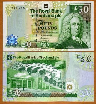 Scotland Royal Bank,  50 Pounds,  2005,  P - 366,  Unc Commemorative Only 20k Issued