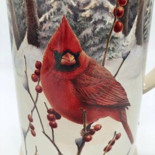 Lenox Winter Greetings Scenic Thermal Carafe Red Cardinals Design 2