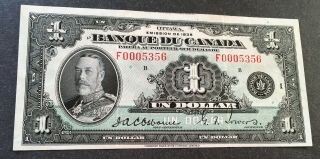 1935 $1 Banque Du Canada Error
