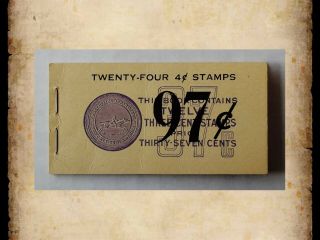 Us Scott Bk106 Booklet 24 4 Cent 4c Lincoln Stamps Mnh