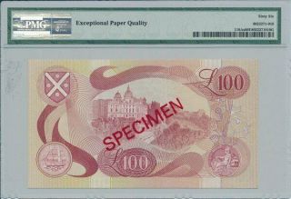 Bank of Scotland Scotland 100 Pounds 1994 Specimen PMG 66EPQ 2
