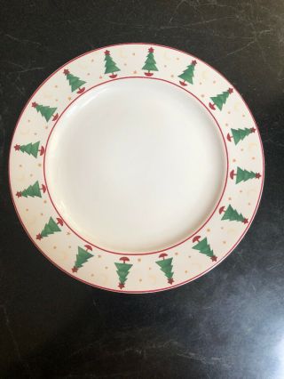 Debbie Mumm Sakura Magic Of Santa Set Of 4 10.  75 " Dinner Plates Christmas