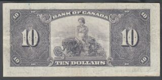 1935 BANK OF CANADA 10 DOLLARS BANK NOTE 2