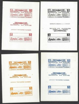 Gb Provincial Airways Westcountry Air Service Proofs (4)