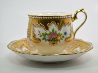 Royal Albert Royalty Gold Gilt Tea Cup and Saucer 2