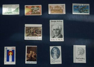 Us Postage Stamps Singles Mnh 1/2 Price Special Face Value $52.  21