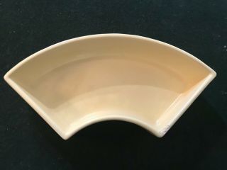 Vintage Homer Laughlin Fiesta Ivory Relish Dish Side Tray Insert Piece Wedge