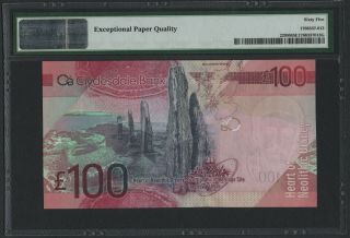 Scotland,  Clydesdale Bank PLC,  P229M,  2009,  100 Pounds,  WHS 001183,  PMG 65EPQ 2
