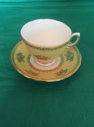 Bone China Colclough Made In England Cup & Saucer