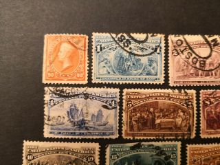 USA stamp 1890 - 1893 a group of 11 stamp 3
