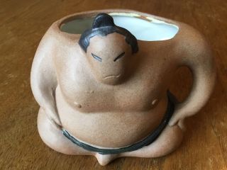 Kato Kogei Sumo Wrestler Coffee Cup Mug 3d Hand Painted Made In Japan