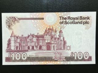 The Royal Bank of Scotland 1999 £100 One Hundred Pounds Banknote UNC A2 411721 2