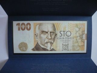 Czech Republic 100 Korun 2019 - 1st Czech Commemorative Banknote - Alois Rasin