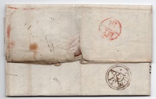 1795 Letters To Peebles With Red Bishops Mark And Dated Double Ring With Letter