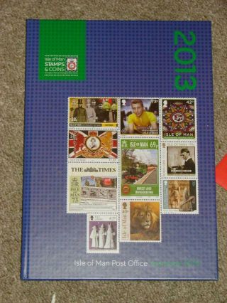 Isle Of Man 2013 - Post Office Year Book & Stamps For Year
