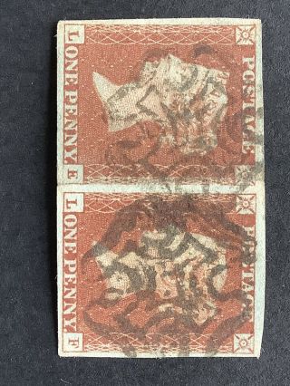 One Penny Red,  Apair From Plate 20