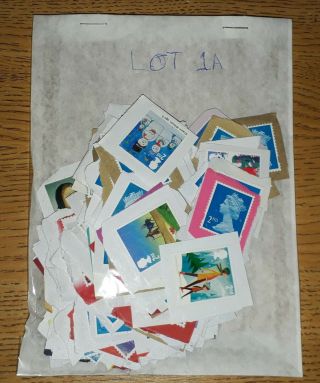 200 - 2nd Cl Gb Unfranked,  On Paper / Security Postage Stamps - Lot 1a (st/12)