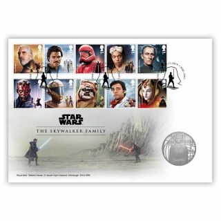 Royal Mail 2019 Star Wars™ Skywalker Family Medal Cover